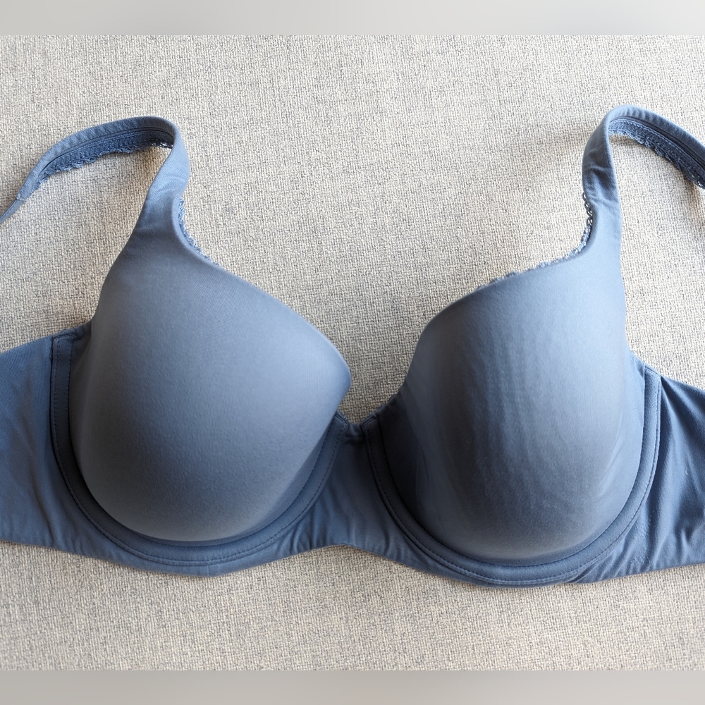Victoria's Secret Smooth Moulded Underwire Bra in Slate Blue